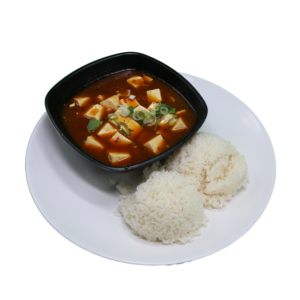 Mapo Tofu with Steamed Rice